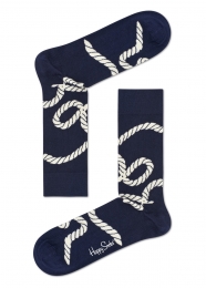 HappySocksRopeSokkenDonkerblauwWit