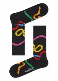 HappySocksRopeSokkenZwartMulti