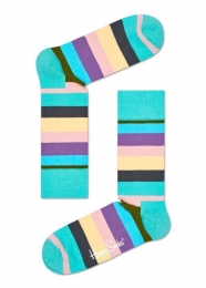 HappySocksStripesSokkenTurquoise