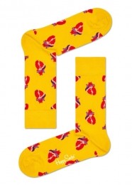 HappySocksTrueLoveSokken-Geel