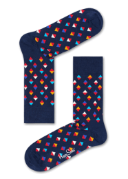 HappySocksMiniDiamondSokkenDonkerblauw