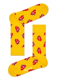 HappySocksTrueLoveSokken-Geel