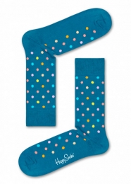 HappySocksDotSokkenGroenblauw