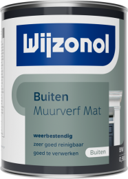 WijzonolMuurverfVoorBuitenMat-1L