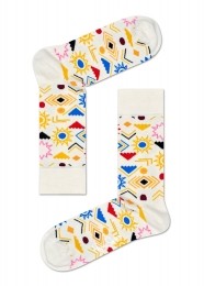 HappySocksSignalSokken-Beige