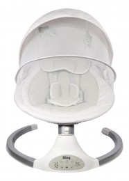DingHuggSilverWhiteSwingBabyschommelDI-939586