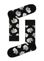 HappySocksMountainLionSokkenZwartWit