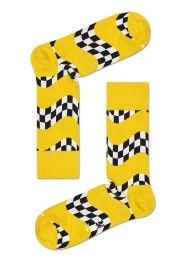 HappySocksRaceSokkenGeel