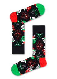 HappySocksSantaDogSokken