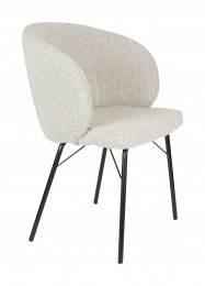 ZILTEetkamerstoelLysandraBoucl-Beige
