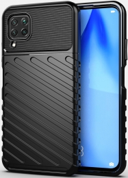 Case2go-HoesjegeschiktvoorHuaweiP40Lite-SchokbestendigeTPUBackCover-Zwart