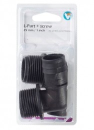 Kniestukmetschroefdraadl-partmetscrew25mm1inch-Velda