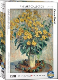 ClaudeMonet-JerusalemArtichokeFlowersPuzzel1000stukjes