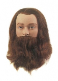 SibelOefenhoofdLeif-Classicmetbaardensnorbruin20-25cm