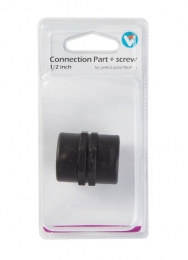 Rechtverbindingsstukmetschroefdraadconnectionpartmetscrew12inch-Velda