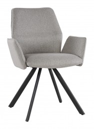 LivingfurnDraaibareEetkamerstoelDiana-Taupe