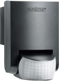 Steinel130-2LEDPIRBewegingsmelderSensorOpbouwIP54Zwart