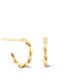 CasaTL000200-TwisterGoudkleurCPS-Oorbellen