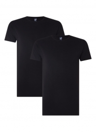 AlanRedT-shirtOttowa2-PackStretchRondeHalsZwartS