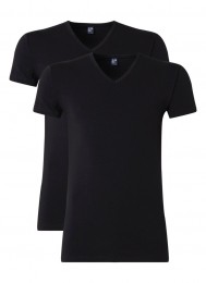 AlanRedT-shirtOklahoma2-PackStretchV-HalsZwart2XL