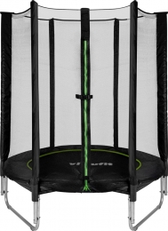 VirtuFitKindertrampolinemetVeiligheidsnet-Zwart-140cm-Tweedekans