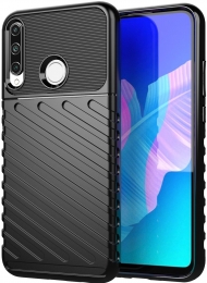 Case2go-HoesjegeschiktvoorHuaweiP40LiteE-SchokbestendigeTPUBackCover-Zwart