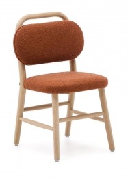 KaveHomeKinderstoelHeldaBoucleneikenhout-Terracotta