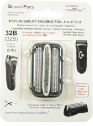 HuismerkUniverseelScheerbladSeries332BblackCassetteseries3