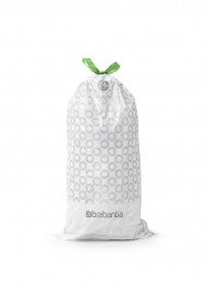 WhitePerfectFitafvalzakmettrekbandsluitingcodeG23-30liter40stuksdispenserpackBrabantia-Brabantia