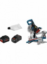 BoschGCM18V-21618VLi-IonAccuAfkort-verstekzaagSet2x55AhAccu-30X216mm-Koolborstelloos