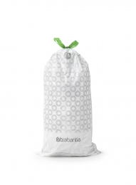 WhitePerfectFitafvalzakmettrekbandsluitingcodeG23-30liter40stuksdispenserpackBrabantia-Brabantia