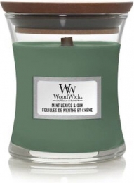 MintLeavesOakMiniCandleWoodWick-Woodwick