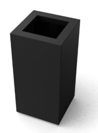 ArtusrechthoekigeAluminiumplantenbakkenLengte400Breedte400Hoogte800-Geroba