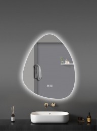 SanigoodsOvoorganischespiegelmetverlichtingenverwarming100x60cm