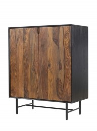 TowerLivingOpbergkastTavianoSheesham-enmangohout110x90cm-Bruin