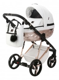 AdamexQuantumStarWhiteBronze2-in-1Kinderwagen106-K-ECO