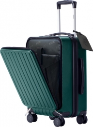 HandbagageKoffer36L-DubbelTSASlot-ExtrasterkeRitsmetVoorvak-Unisex