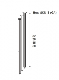 DutackFasteners5138056Brad-SKN16-20-RVS-16X38mm2000st