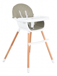 CangarooGelatoGrey2-in-1HoutenKinderstoel