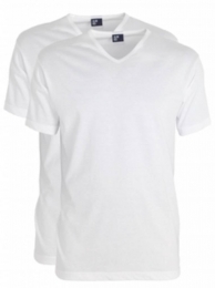 AlanRedT-shirtVermont2PackV-halsExtraLang5cmWitL