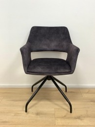 EetkamerstoelMeesvelvetantracietOUTLET
