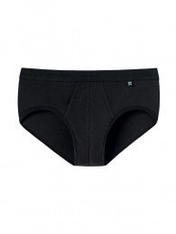 Schiesser-LongLifeCotton-MidiSlip-zwart