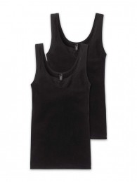 Schiesser-2pTop-CottonEssentials-zwartMaat44