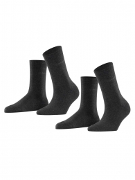 Esprit-2pSocks-UniWomen-antraciet