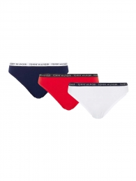 TommyHilfiger-3pDamesslip-StretchCotton-0WS