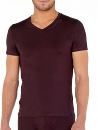 HOM-T-ShirtV-neck-TencelSoft-00ZQMaatM