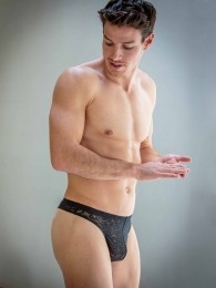 HOM-G-String-FreeCutLace-zwartMaatL