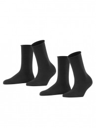Esprit-2pSocks-BasicPure-zwartMaat35-38