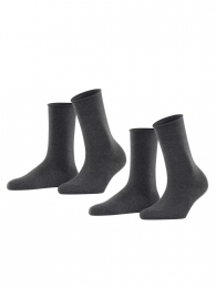 Esprit-2pSocks-BasicPure-antracietMaat39-42