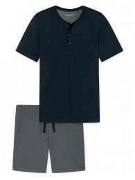 Schiesser-PyjamaShort-FineInterlock-713Maat48